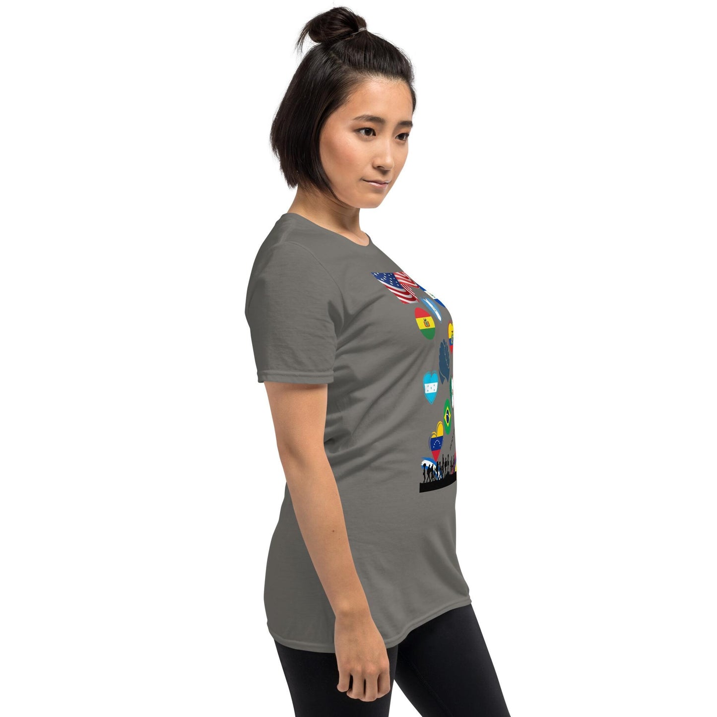 Latinos unidos -Short-Sleeve Unisex T-Shirt