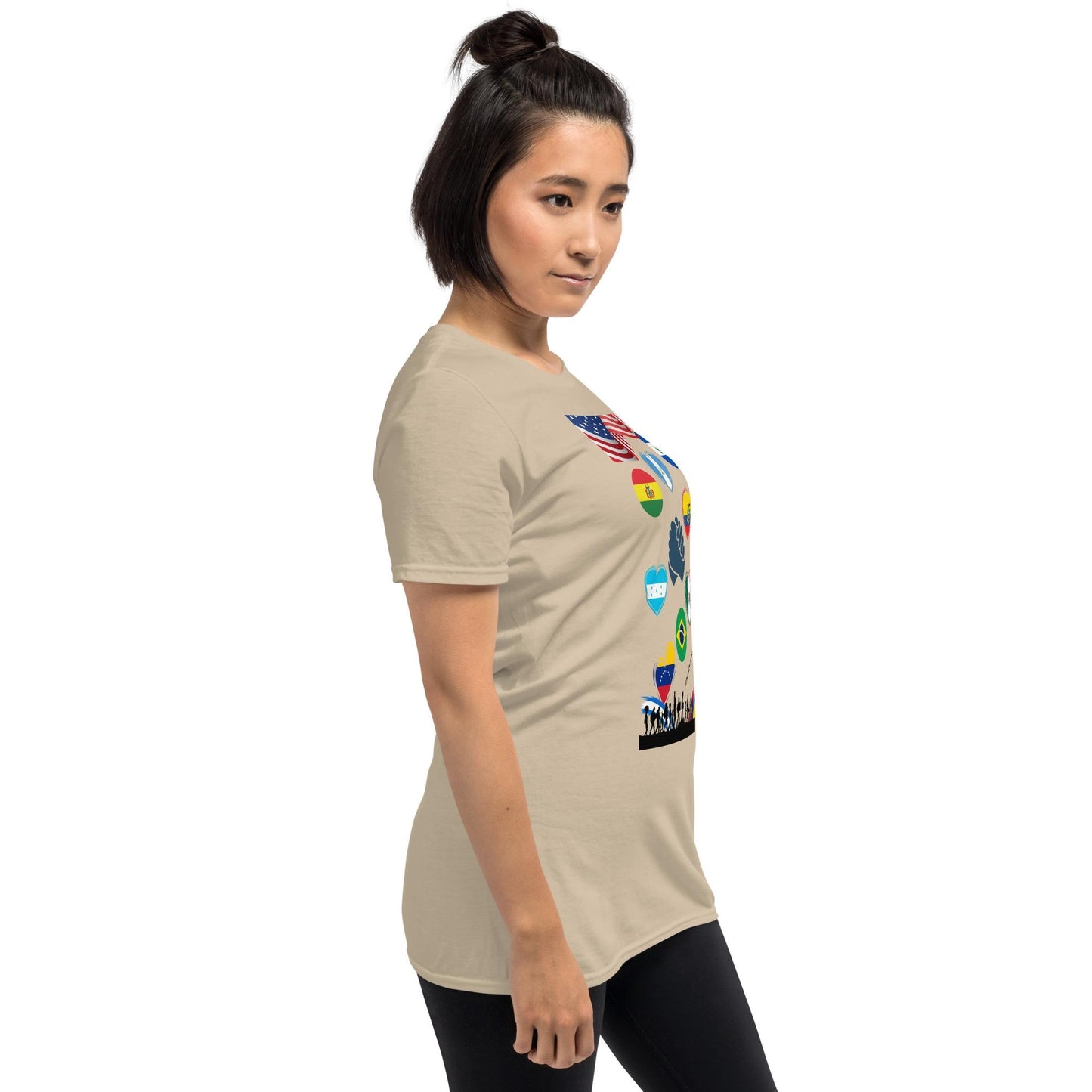 Latinos unidos -Short-Sleeve Unisex T-Shirt