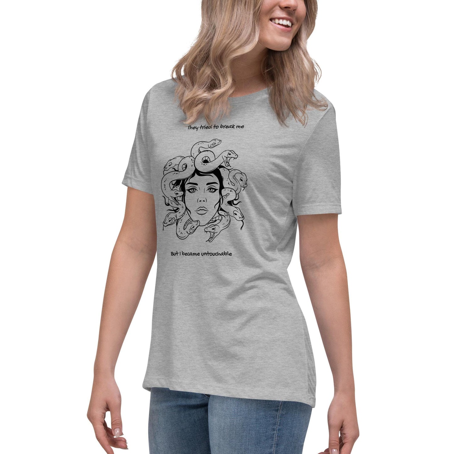 Medusa black - Women's Relaxed T-Shirt