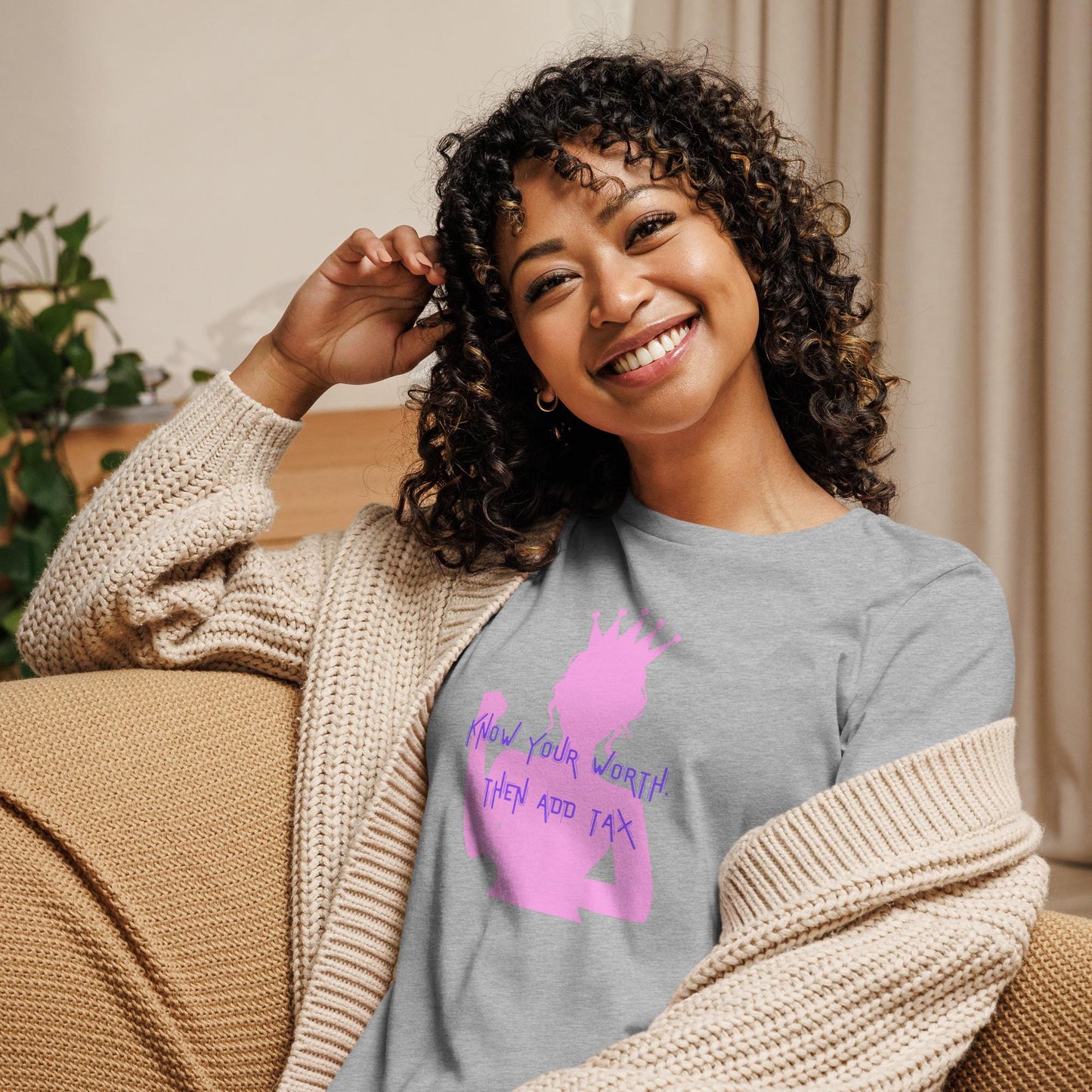 Know your worth - Women's Relaxed T-Shirt