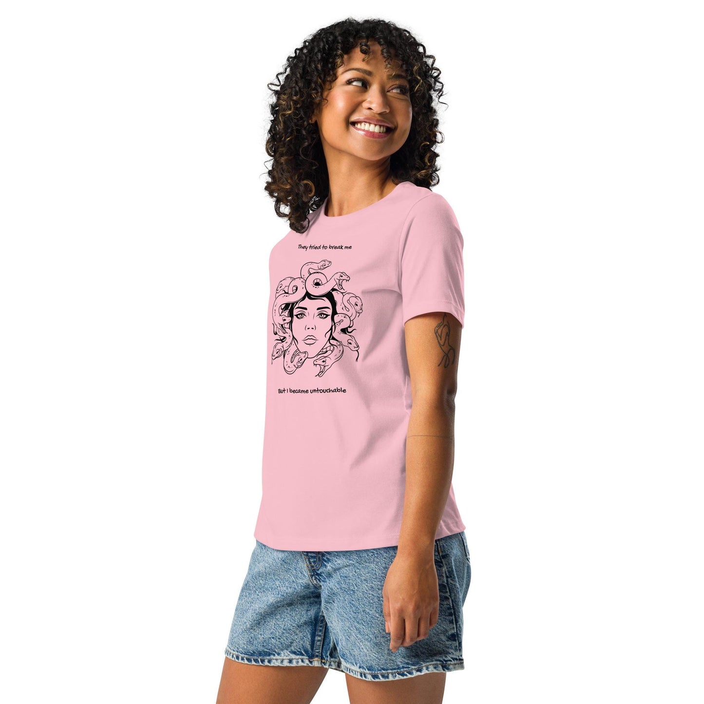 Medusa black - Women's Relaxed T-Shirt