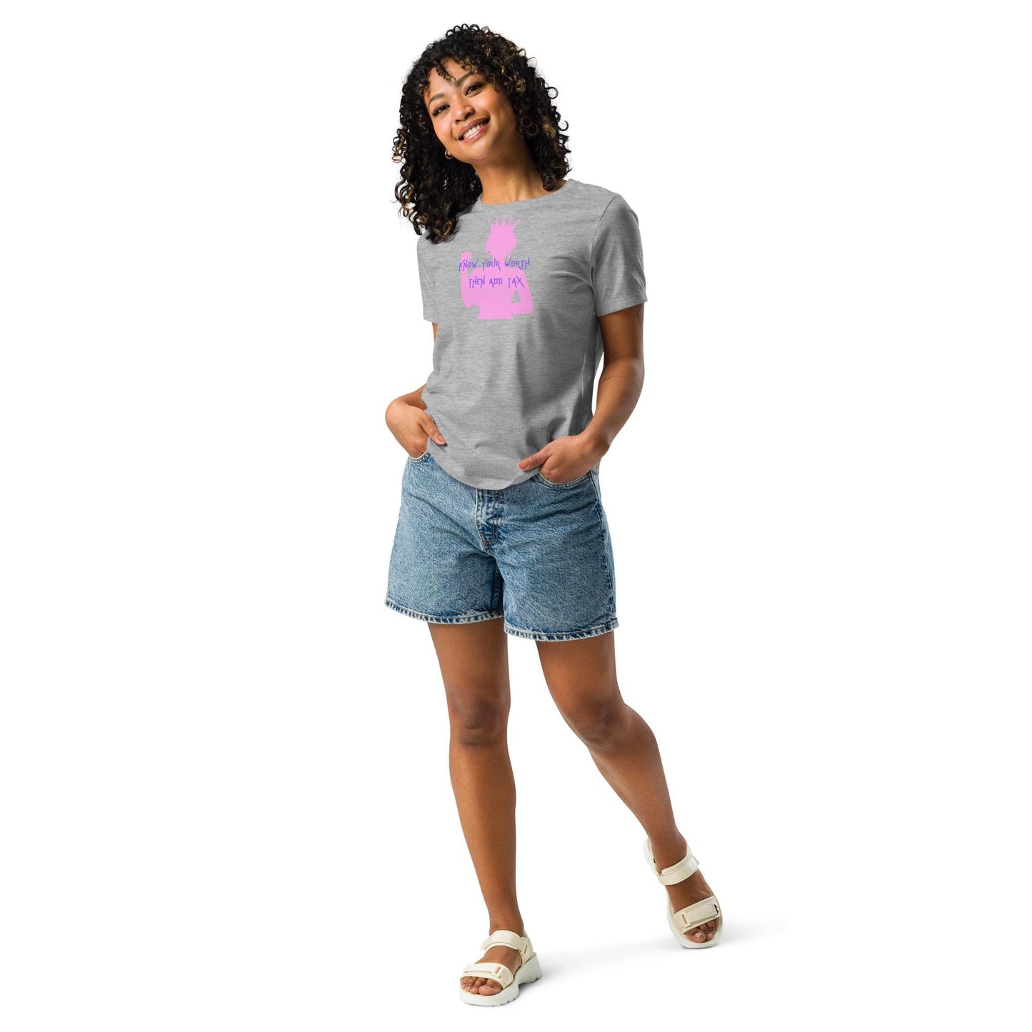 Know your worth - Women's Relaxed T-Shirt