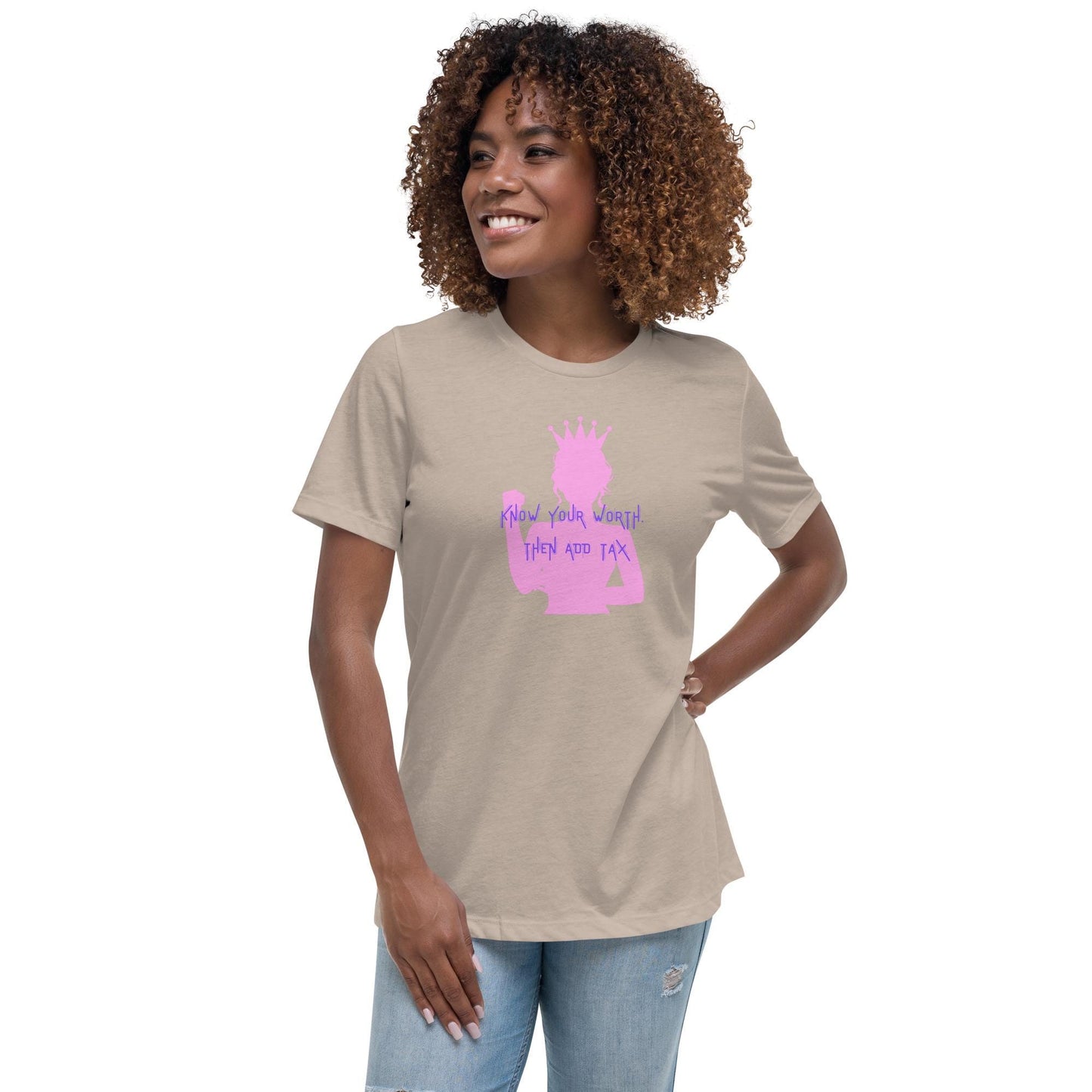 Know your worth - Women's Relaxed T-Shirt
