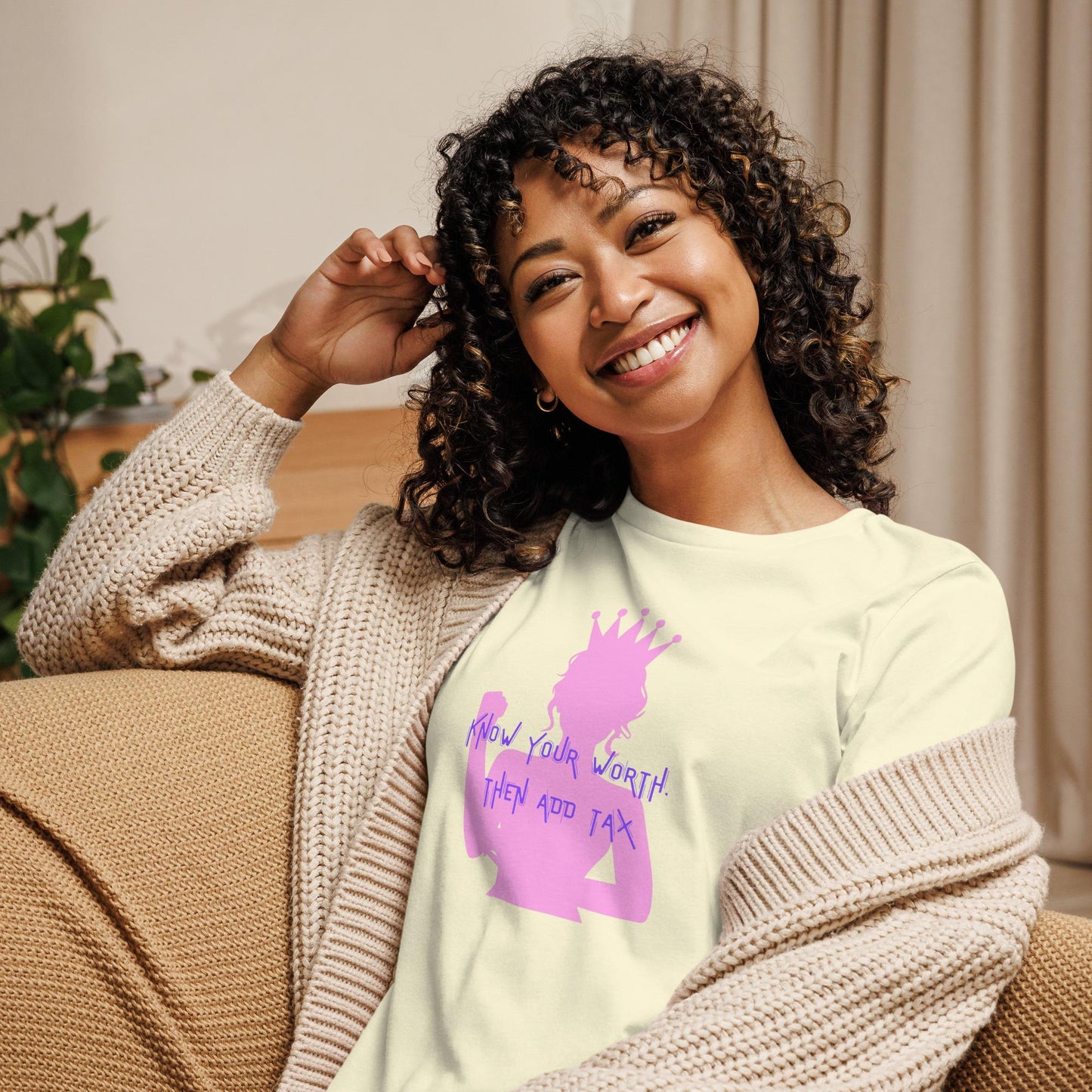 Know your worth - Women's Relaxed T-Shirt