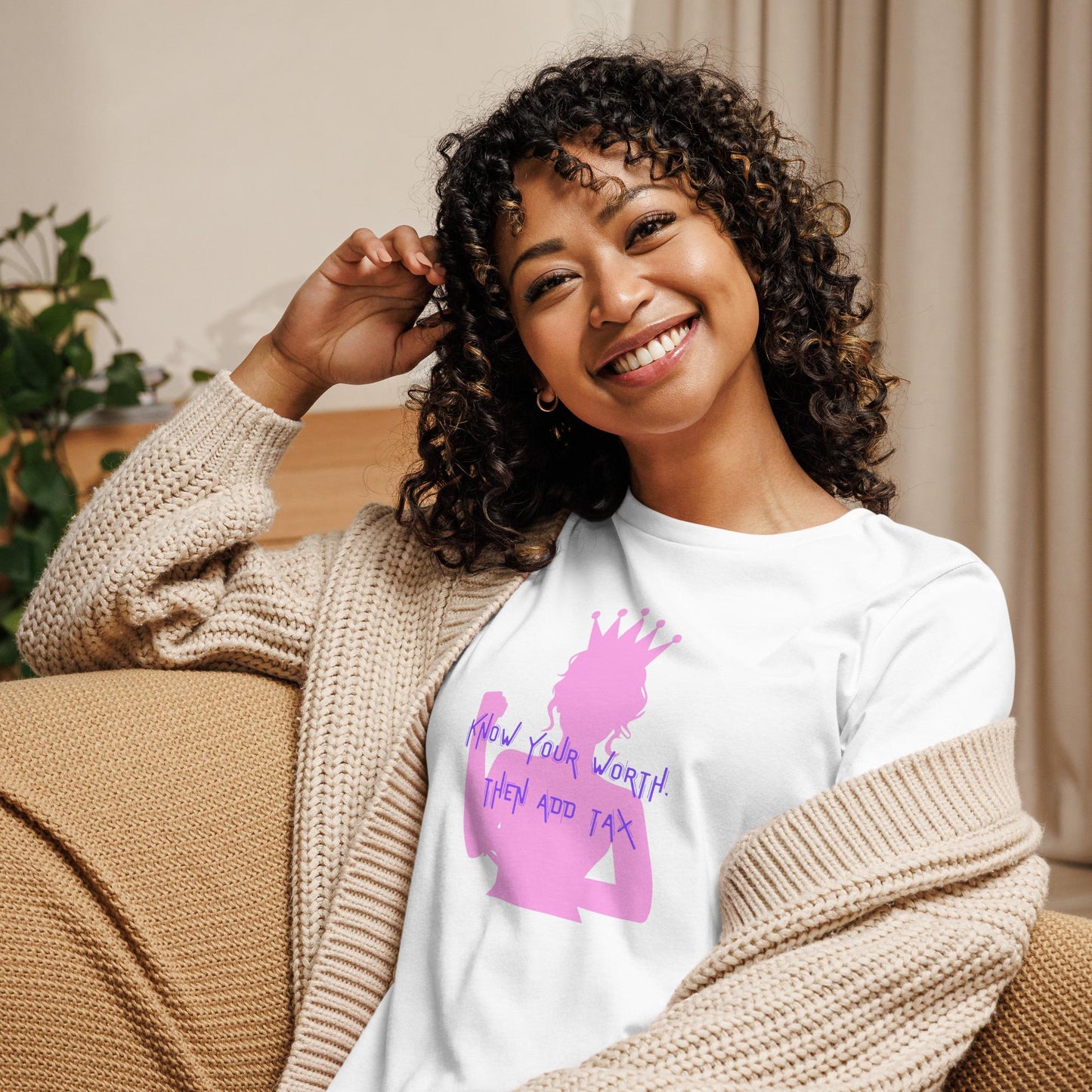 Know your worth - Women's Relaxed T-Shirt