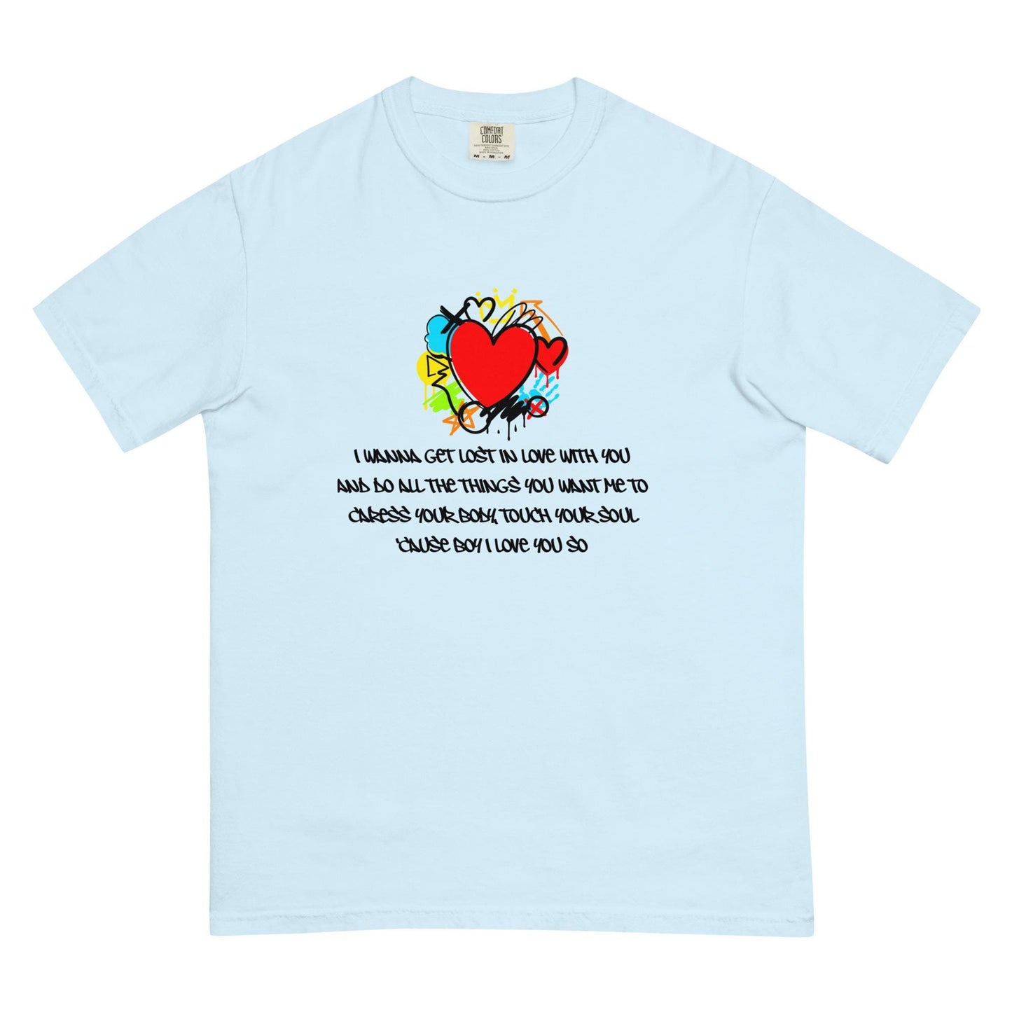 Lost in Love Y2K Lyrics T-Shirt | NB Ridaz Inspired Graphic Tee | Comfort Colors Soft Cotton | Millennial Throwback | Latin Music Fan Gift