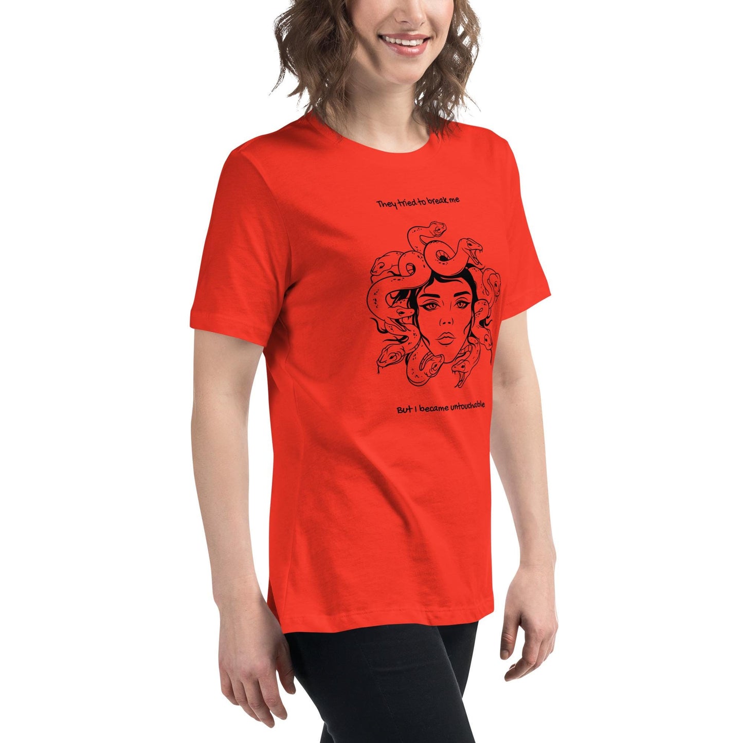 Medusa black - Women's Relaxed T-Shirt