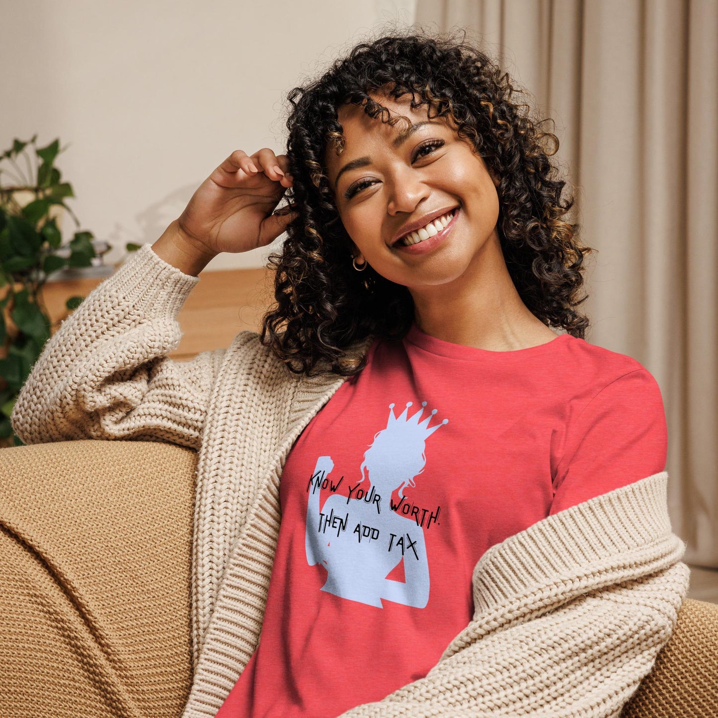 Know your Worth - Women's Relaxed T-Shirt