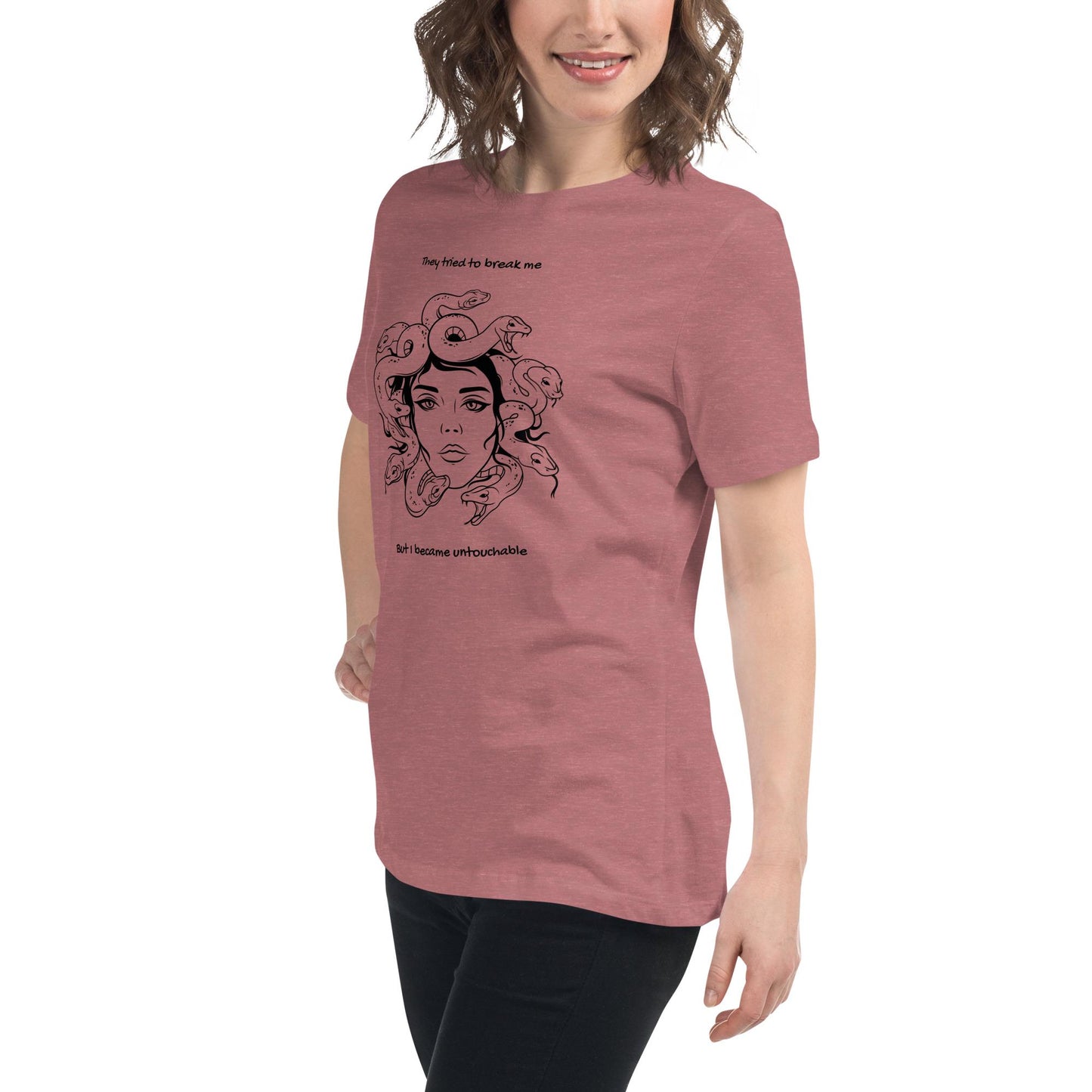 Medusa black - Women's Relaxed T-Shirt