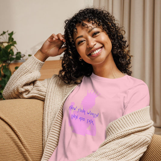 Know your worth - Women's Relaxed T-Shirt