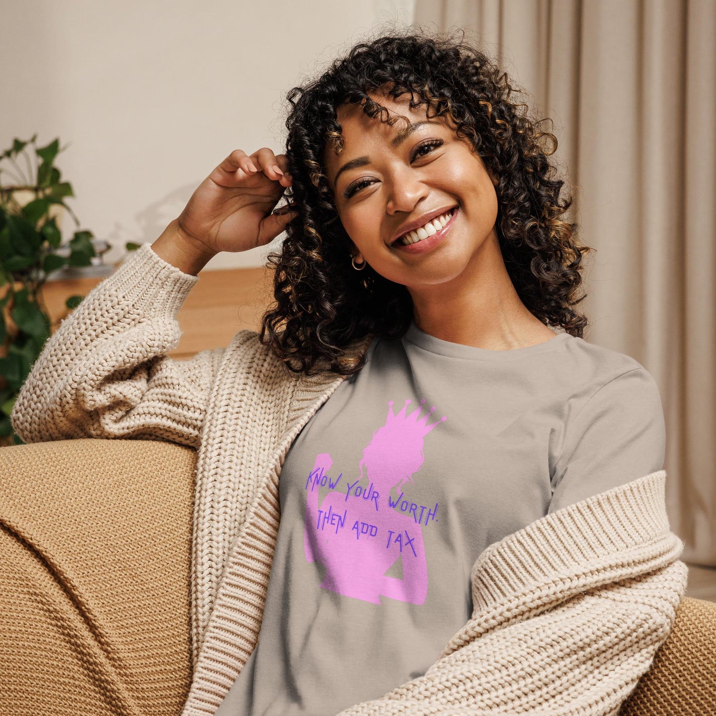 Know your worth - Women's Relaxed T-Shirt